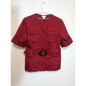 Worthington Stretch Belted Blazer Jacket